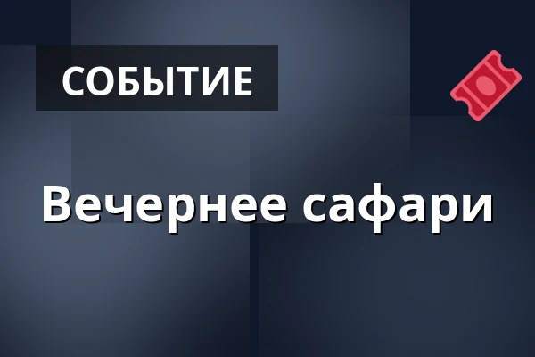 Вечернее сафари — ZOO Dvůr Králové, Двур-Кралове-над-Лабем