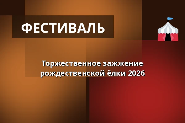 Торжественное зажжение рождественской ёлки 2026 — Břeclavská synagoga, Бржеклав