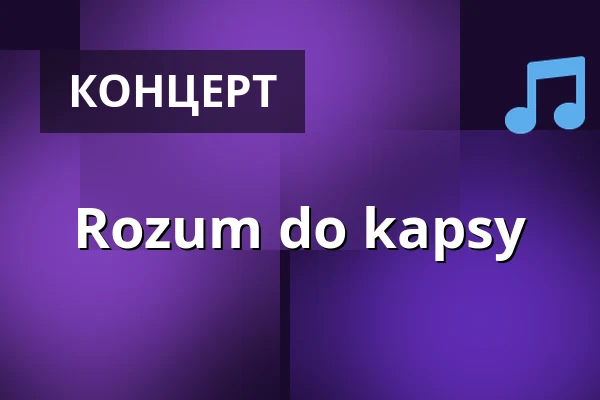 Rozum do kapsy — Klubovna, Прага