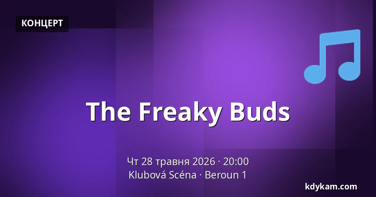 The Freaky Buds — Klubová Scéna, Beroun 1