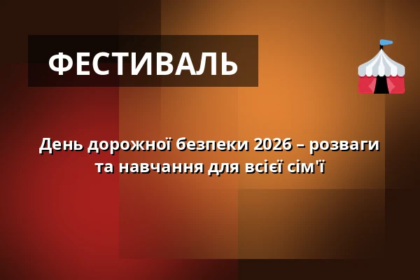 День дорожної безпеки 2026 – розваги та навчання для всієї сім'ї — Praha 8, Прага