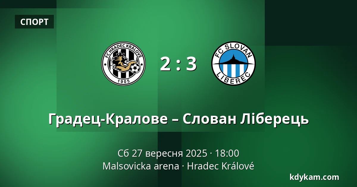 Градец-Кралове – Слован Ліберець — Malsovicka arena, Градець-Кралове