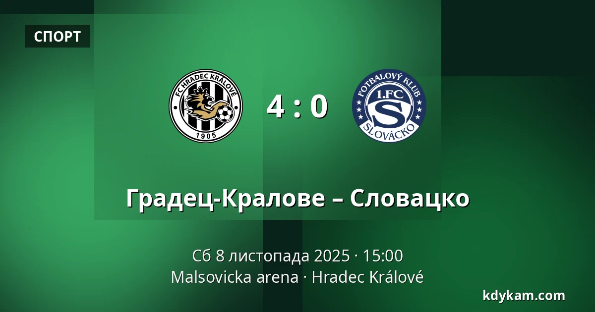 Градец-Кралове – Словацко — Malsovicka arena, Градець-Кралове
