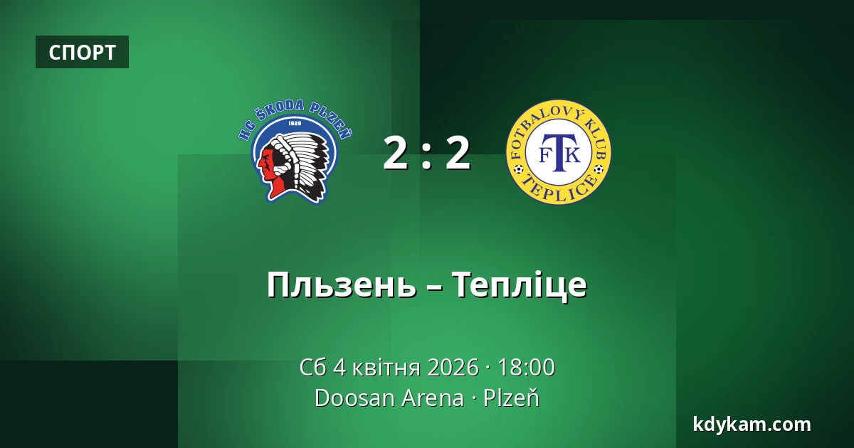 Пльзень – Тепліце — Doosan Arena, Пльзень