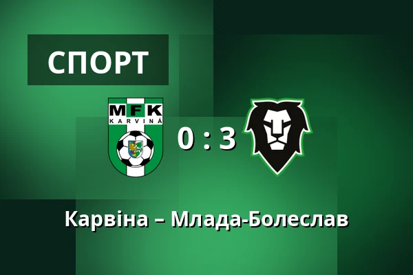 Карвіна – Млада-Болеслав — Town Stadium Karvina, Karviná