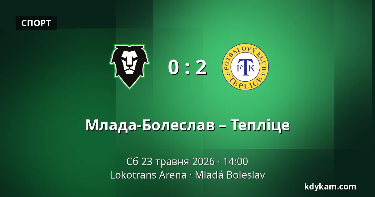 Млада-Болеслав – Тепліце — Lokotrans Arena, Млада-Болеслав