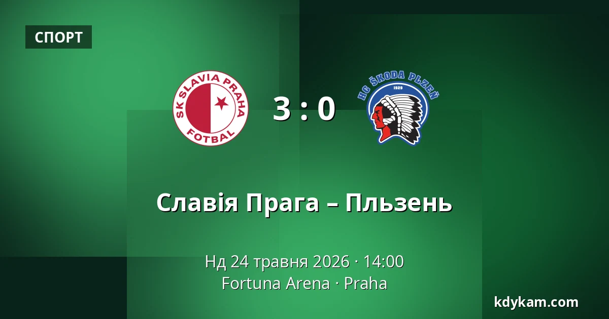 Славія Прага – Пльзень — Fortuna Arena, Прага