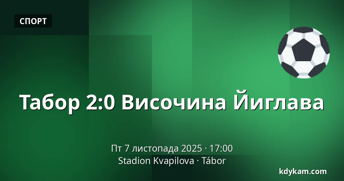 Таборско – Височина Йіглава — Stadion Kvapilova, Табір