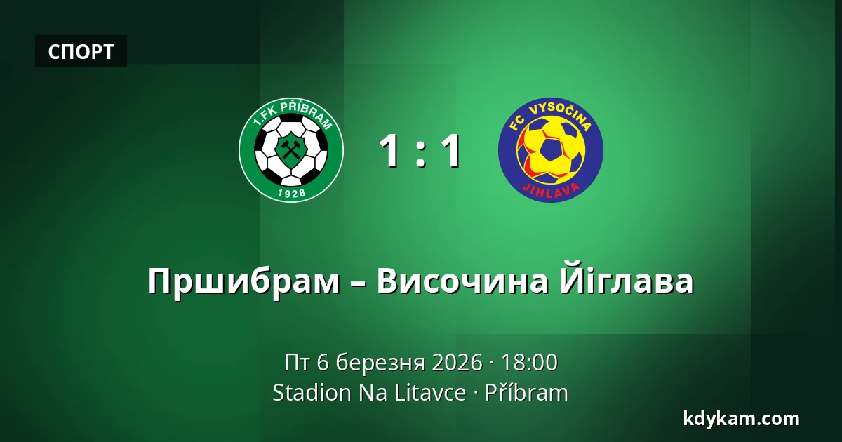 Пршибрам – Височина Йіглава — Stadion Na Litavce, Пшибрам