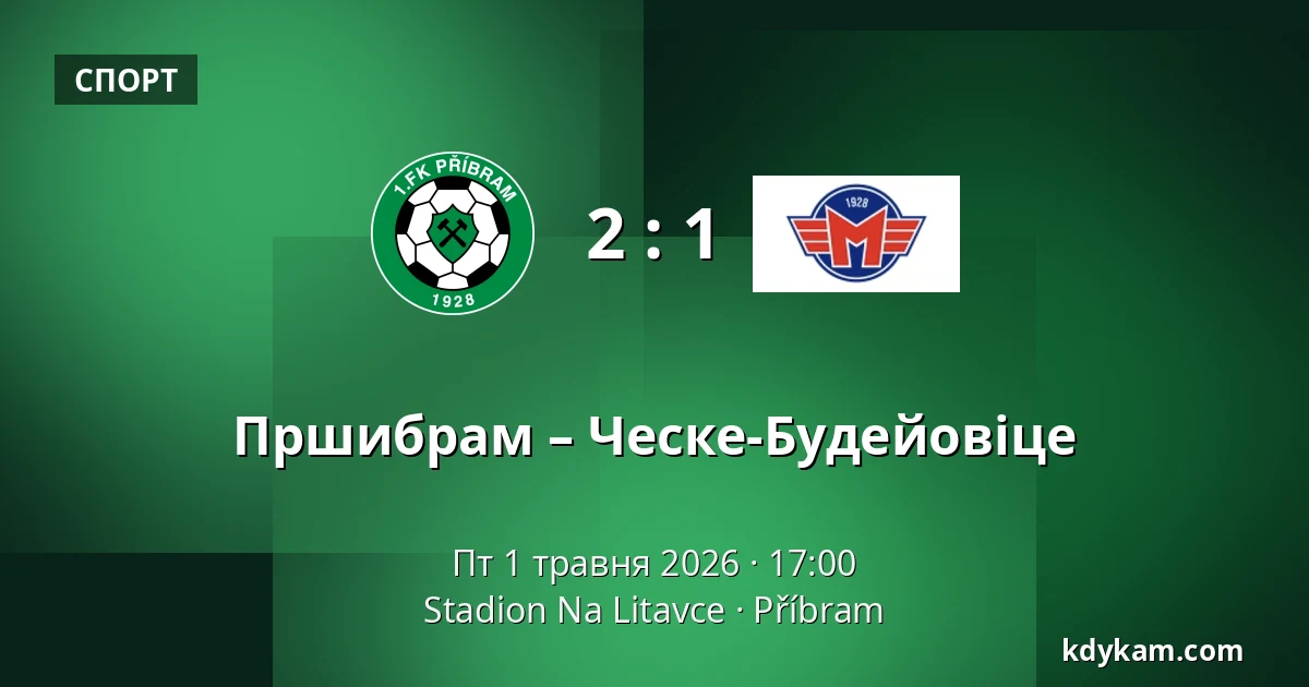 Пршибрам – Ческе-Будейовіце — Stadion Na Litavce, Пшибрам