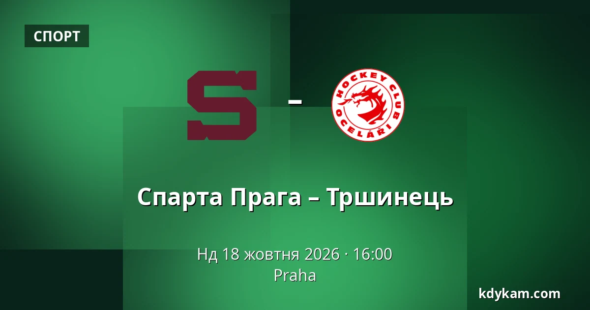 Спарта Прага – Тршинець — Прага