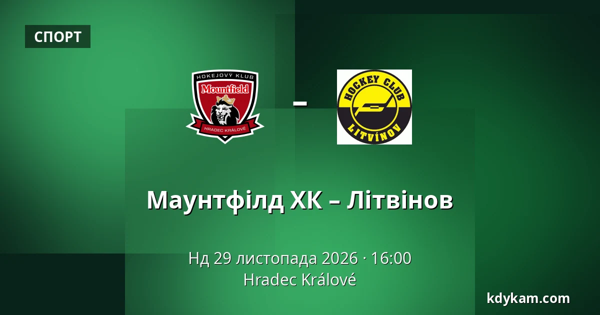 Маунтфілд ХК – Літвінов — Hradec Králové