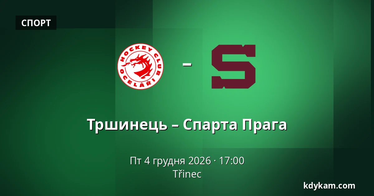 Тршинець – Спарта Прага — Тршинець