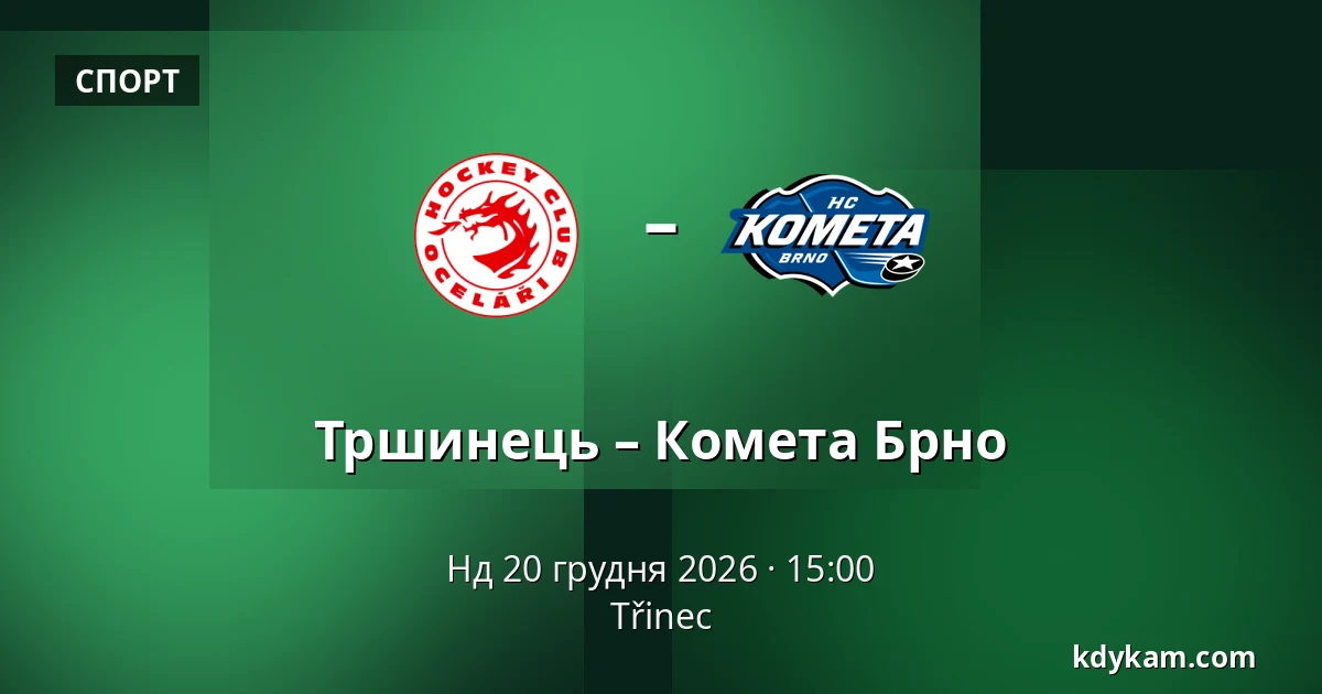 Тршинець – Комета Брно — Тршинець