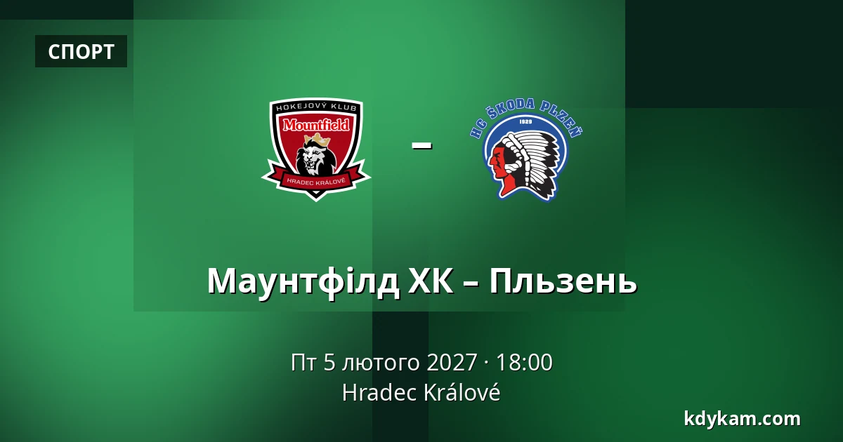 Маунтфілд ХК – Пльзень — Hradec Králové