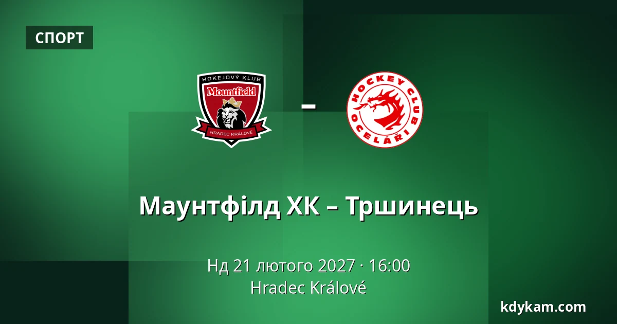 Маунтфілд ХК – Тршинець — Hradec Králové