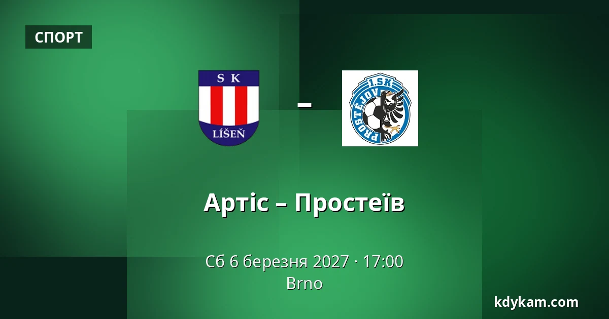 Артіс – Простеїв — Town Stadium Karvina, Карвіна