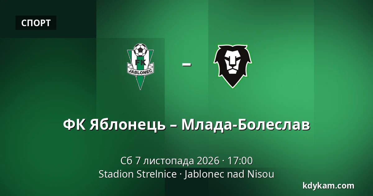 ФК Яблонець – Млада-Болеслав — Stadion Strelnice, Яблонець над Нісоу