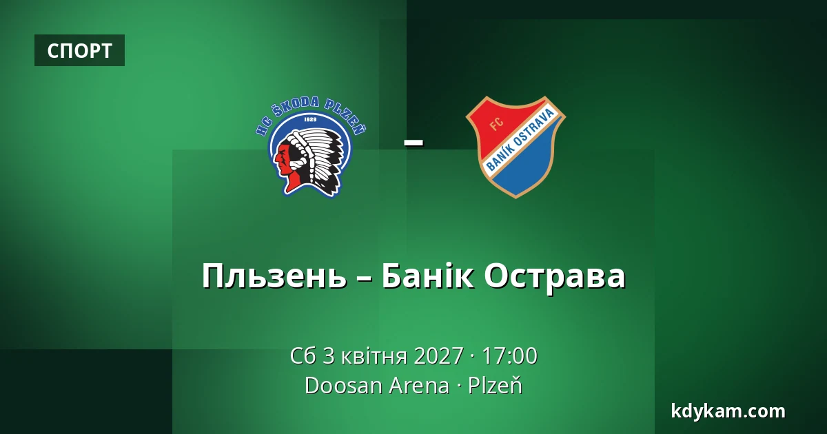 Пльзень – Банік Острава — Doosan Arena, Plzeň
