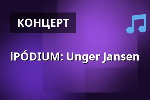 iPÓDIUM: Unger Jansen — Культурний центр, Раковник
